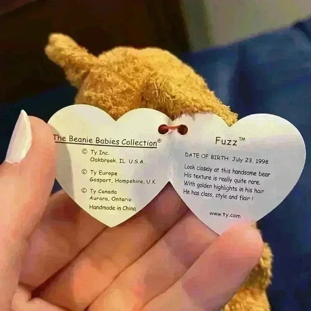 1999 Fuzz the bear, Ty beanie baby, retired with errors - Picture 2 of 6